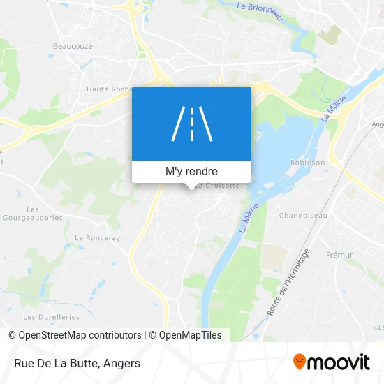 Rue De La Butte plan