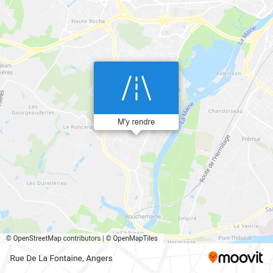 Rue De La Fontaine plan