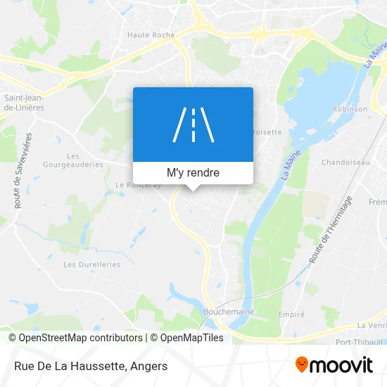 Rue De La Haussette plan