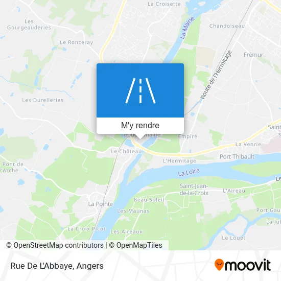 Rue De L'Abbaye plan