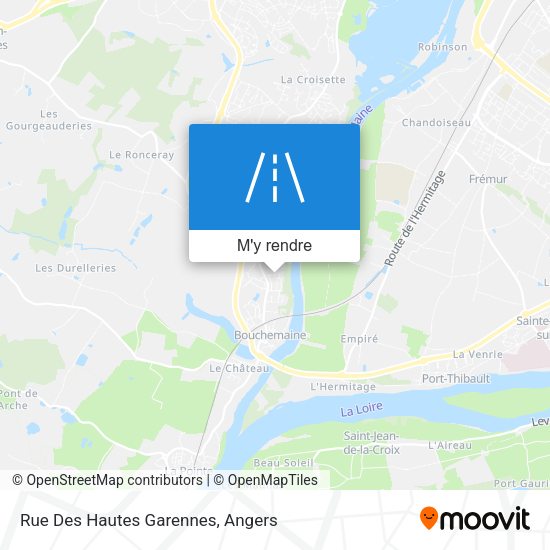 Rue Des Hautes Garennes plan