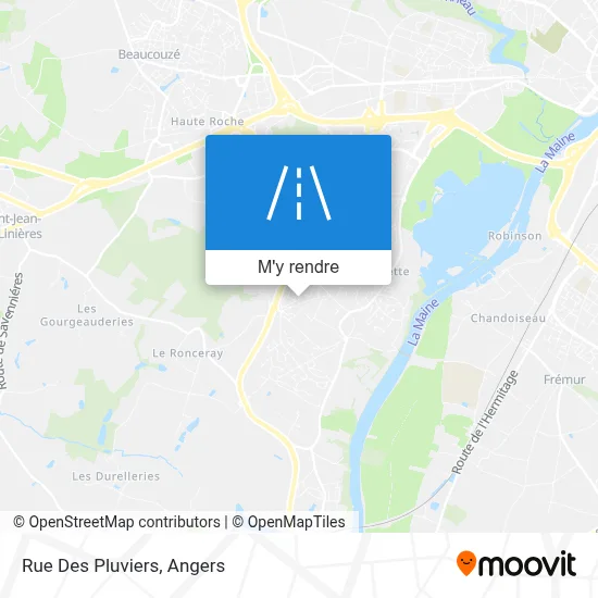 Rue Des Pluviers plan