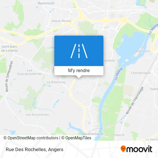 Rue Des Rochelles plan