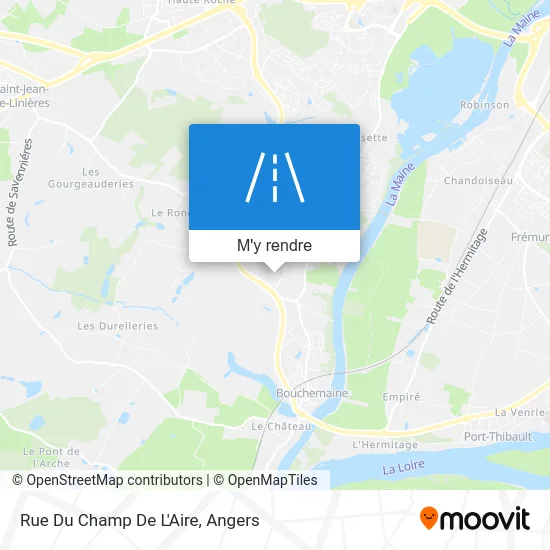 Rue Du Champ De L'Aire plan