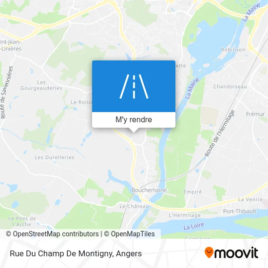 Rue Du Champ De Montigny plan