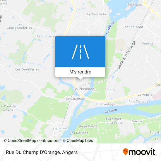 Rue Du Champ D'Orange plan