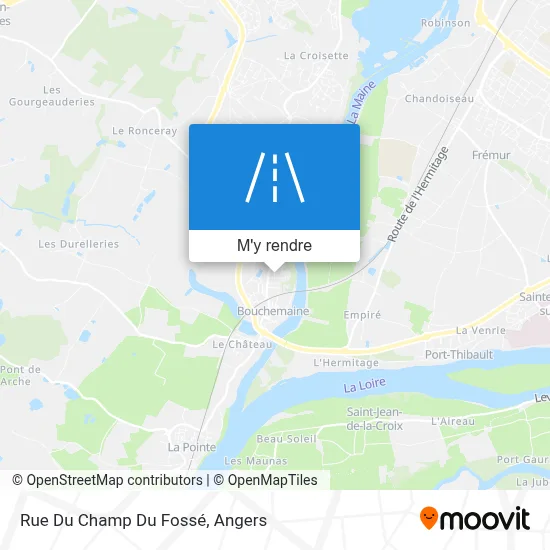 Rue Du Champ Du Fossé plan