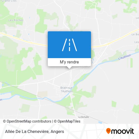 Allée De La Chenevière plan