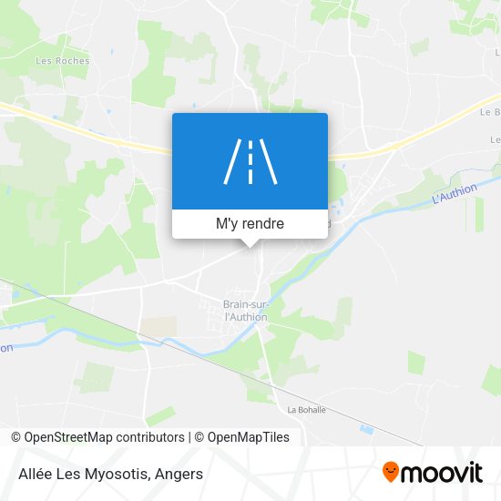 Allée Les Myosotis plan