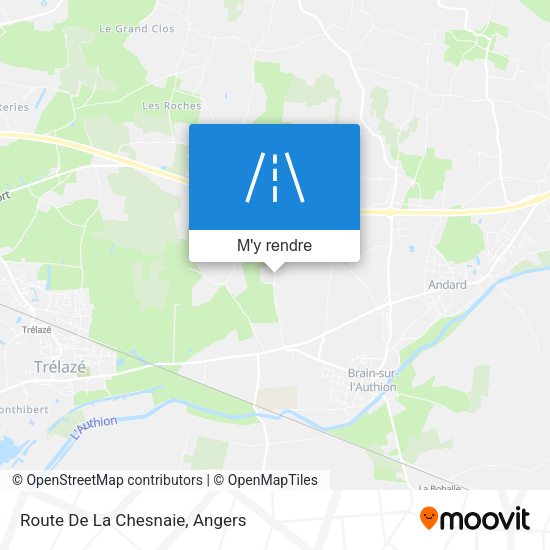 Route De La Chesnaie plan