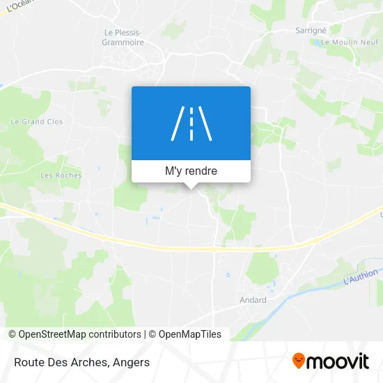Route Des Arches plan