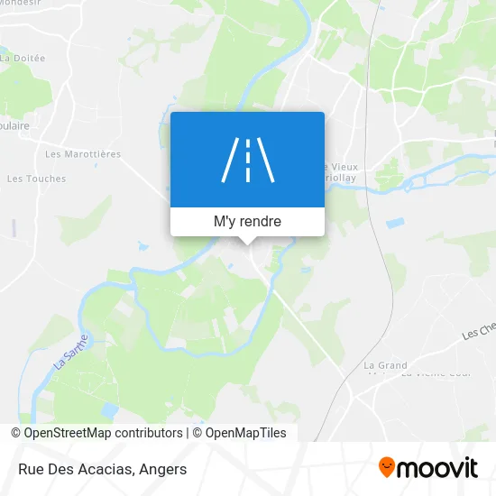 Rue Des Acacias plan