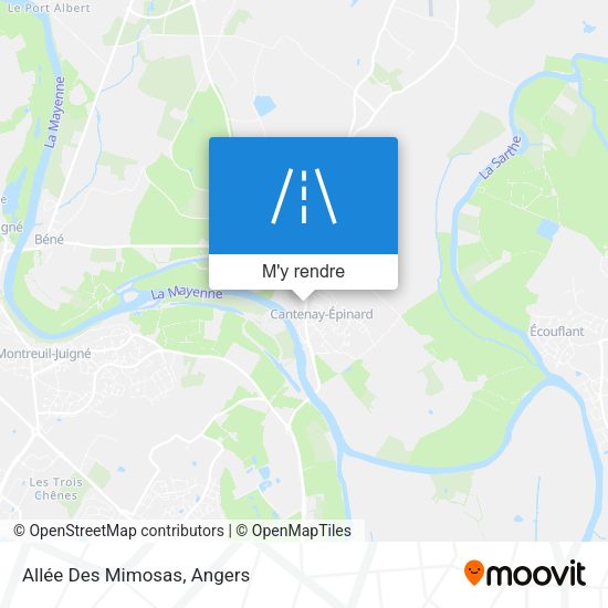 Allée Des Mimosas plan