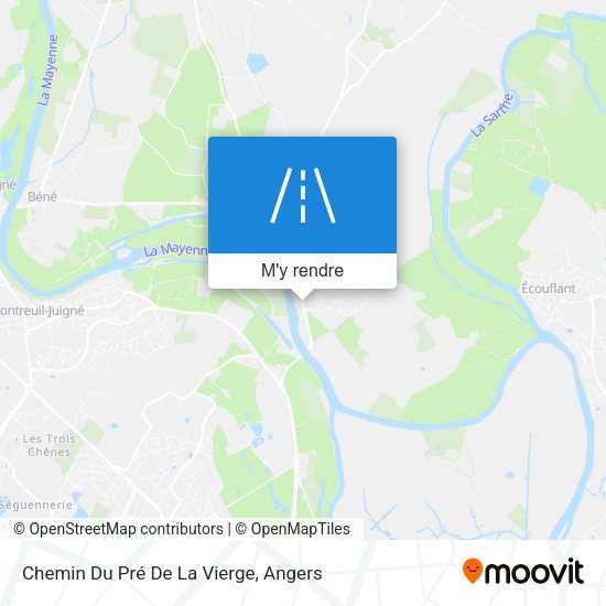 Chemin Du Pré De La Vierge plan