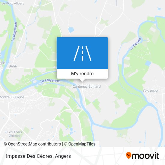 Impasse Des Cèdres plan