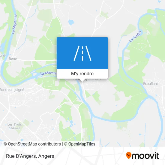 Rue D'Angers plan