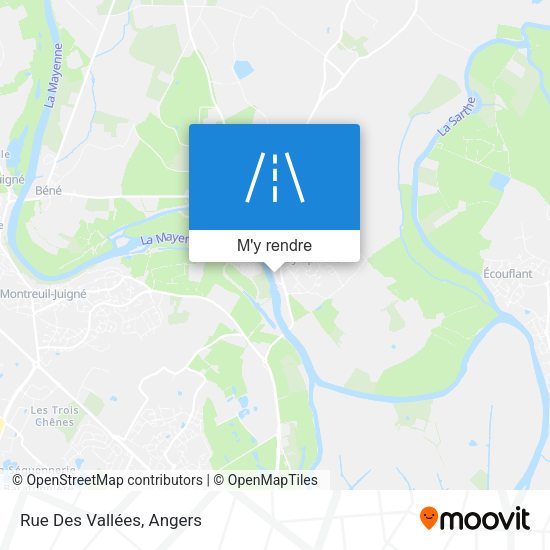Rue Des Vallées plan