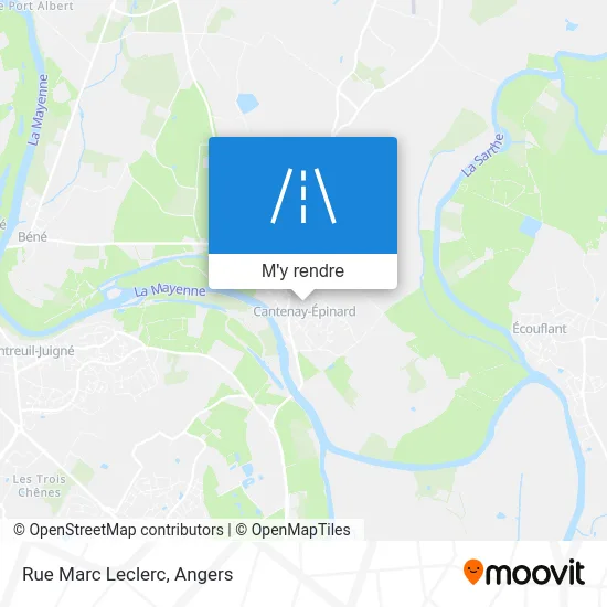 Rue Marc Leclerc plan