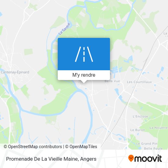 Promenade De La Vieille Maine plan