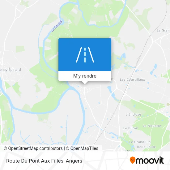 Route Du Pont Aux Filles plan
