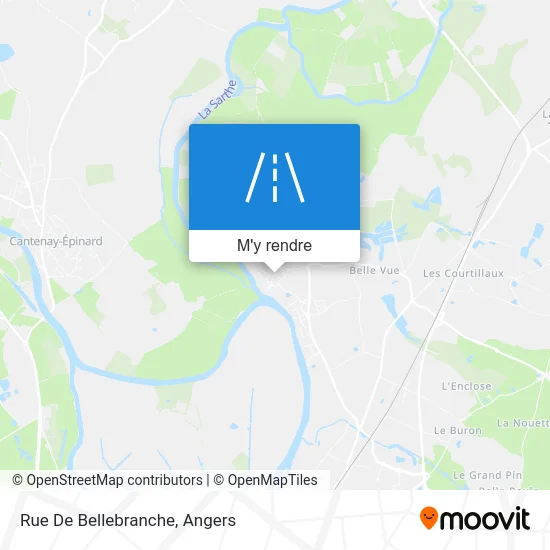 Rue De Bellebranche plan