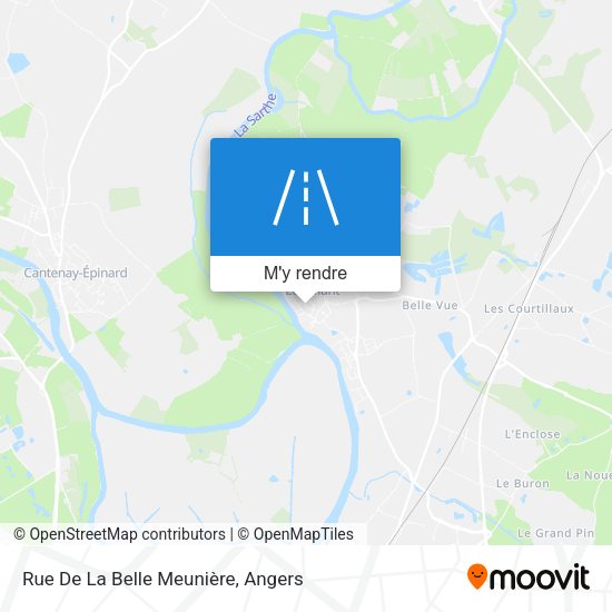Rue De La Belle Meunière plan