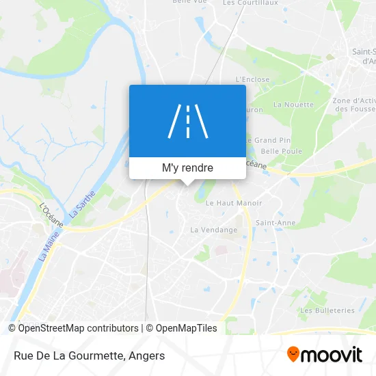 Rue De La Gourmette plan