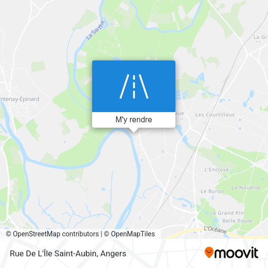 Rue De L'Île Saint-Aubin plan