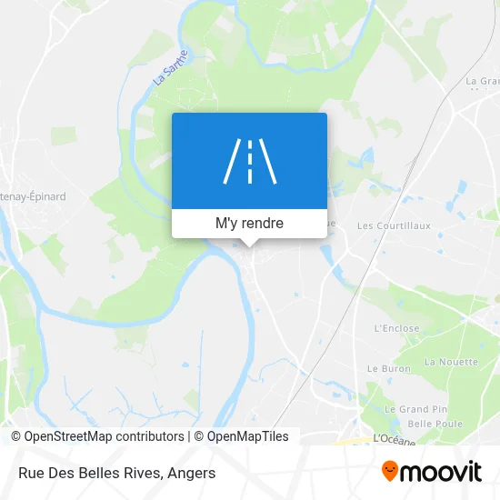 Rue Des Belles Rives plan