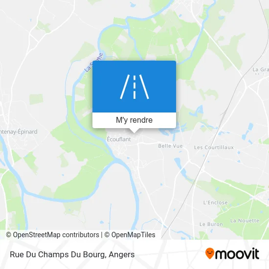 Rue Du Champs Du Bourg plan