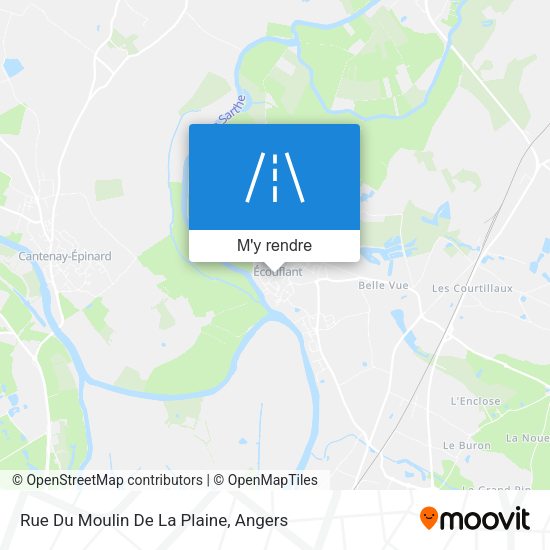 Rue Du Moulin De La Plaine plan