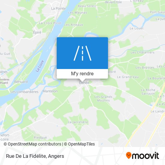 Rue De La Fidélite plan