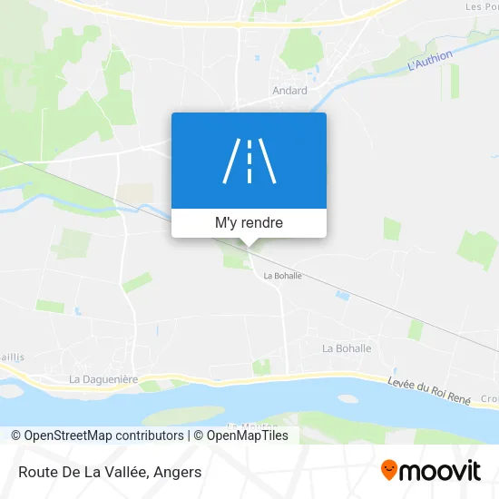 Route De La Vallée plan