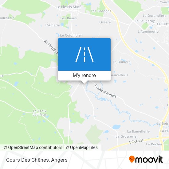 Cours Des Chênes plan