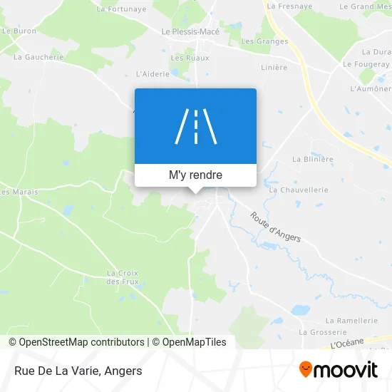 Rue De La Varie plan