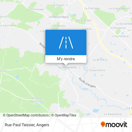 Rue Paul Tessier plan