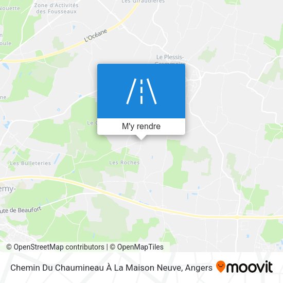 Chemin Du Chaumineau À La Maison Neuve plan