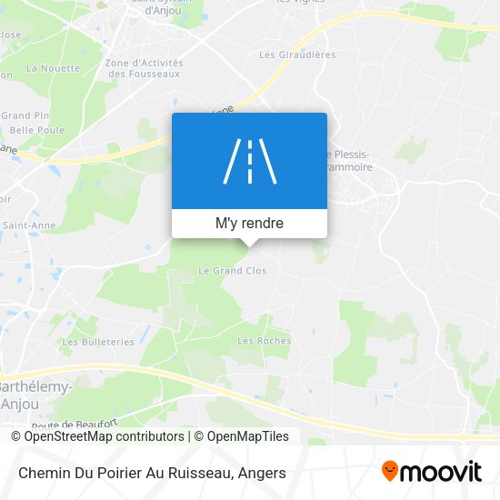 Chemin Du Poirier Au Ruisseau plan