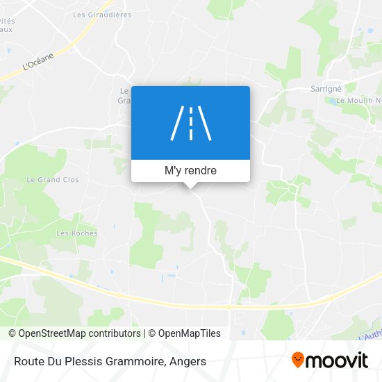 Route Du Plessis Grammoire plan