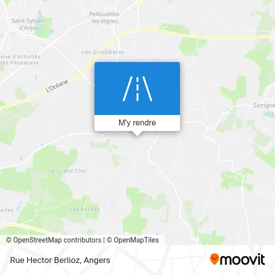 Rue Hector Berlioz plan