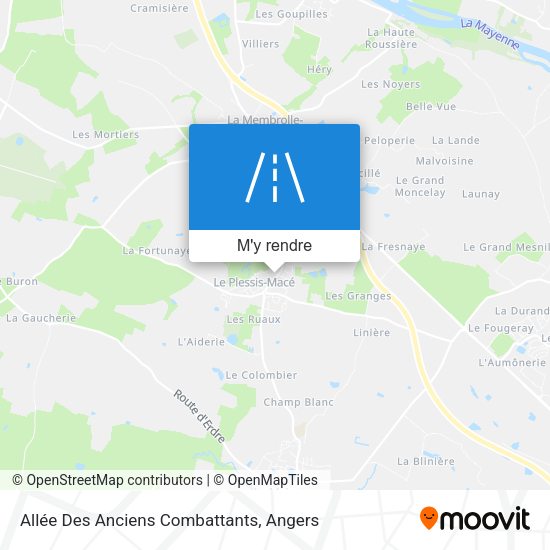 Allée Des Anciens Combattants plan
