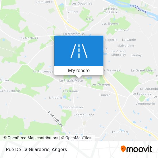 Rue De La Gilarderie plan