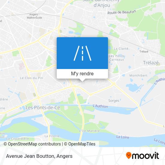 Avenue Jean Boutton plan