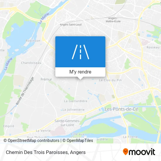 Chemin Des Trois Paroisses plan