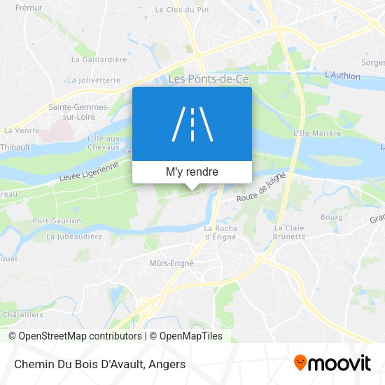Chemin Du Bois D'Avault plan