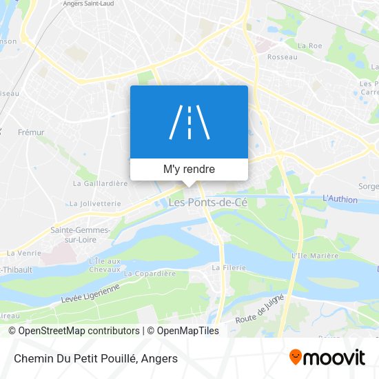 Chemin Du Petit Pouillé plan