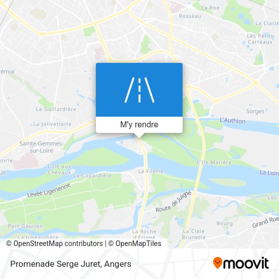 Promenade Serge Juret plan