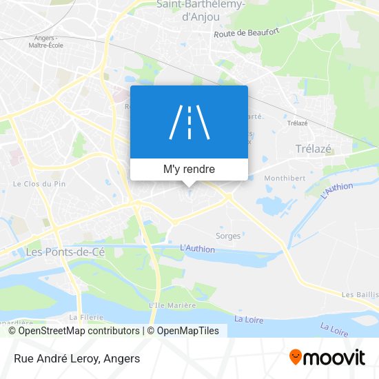 Rue André Leroy plan