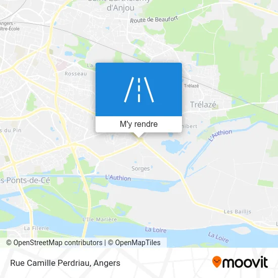 Rue Camille Perdriau plan