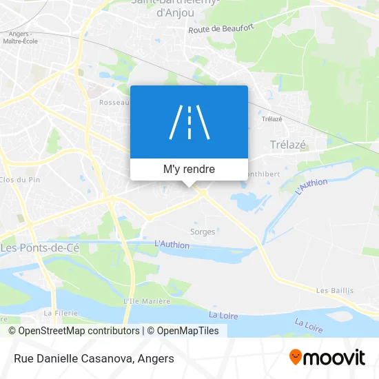 Rue Danielle Casanova plan